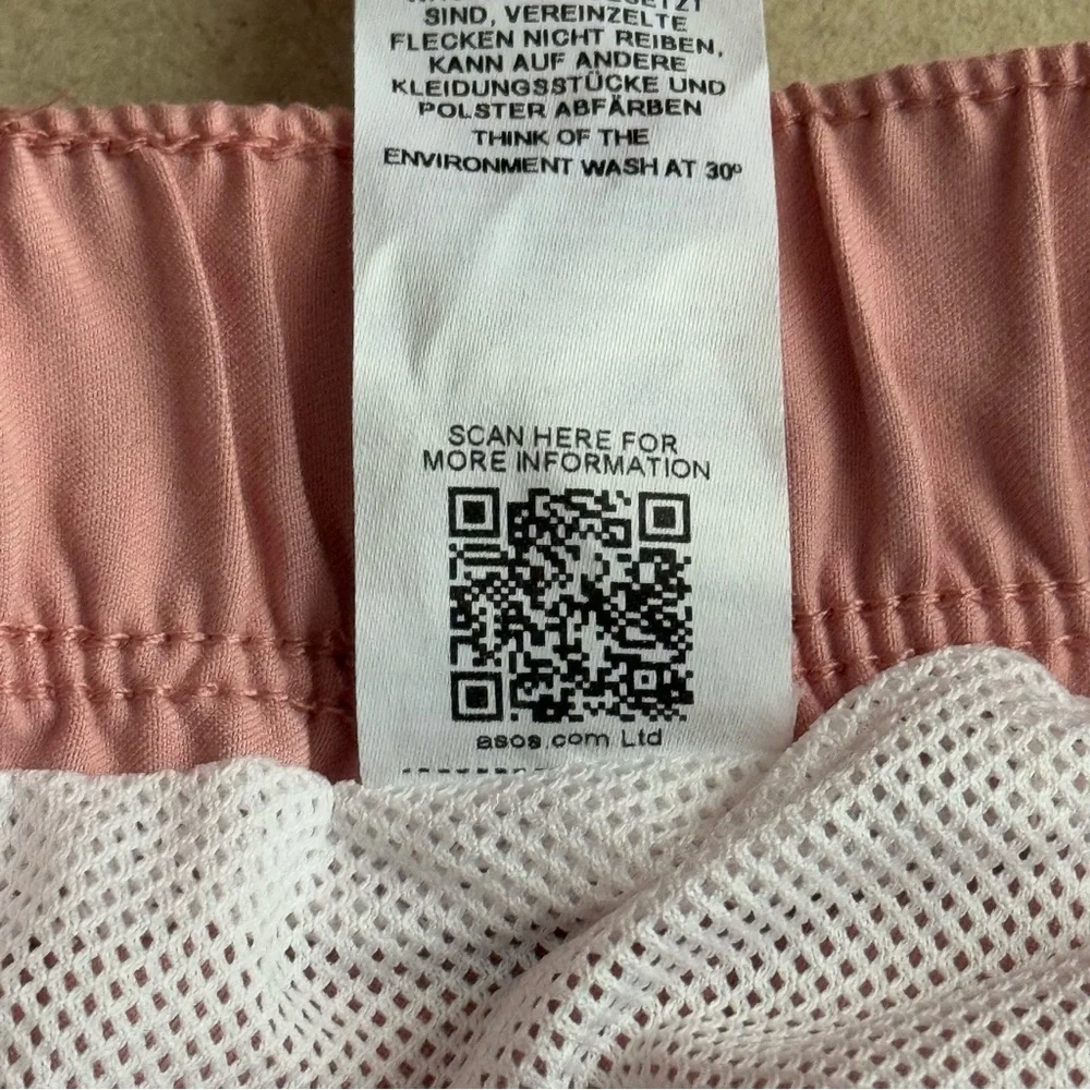 ASOS men’s pink swim trunks shorts